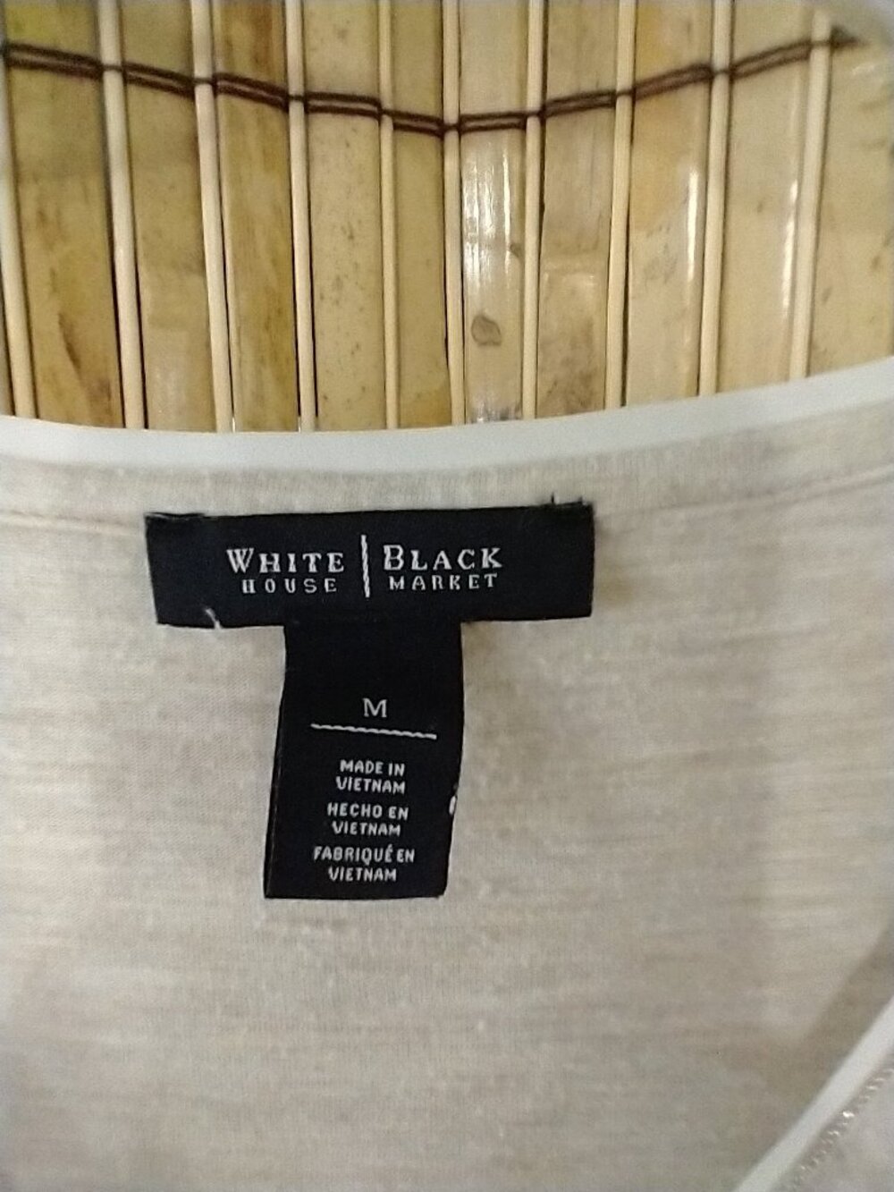 White House Black Market long-sleeve sweater/top (Size Medium) - Picture 2 of 3